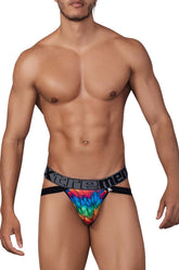 Xtremen 91148 Bedruckter Mikrofaser-Suspensorium, Farbe Regenbogenfisch